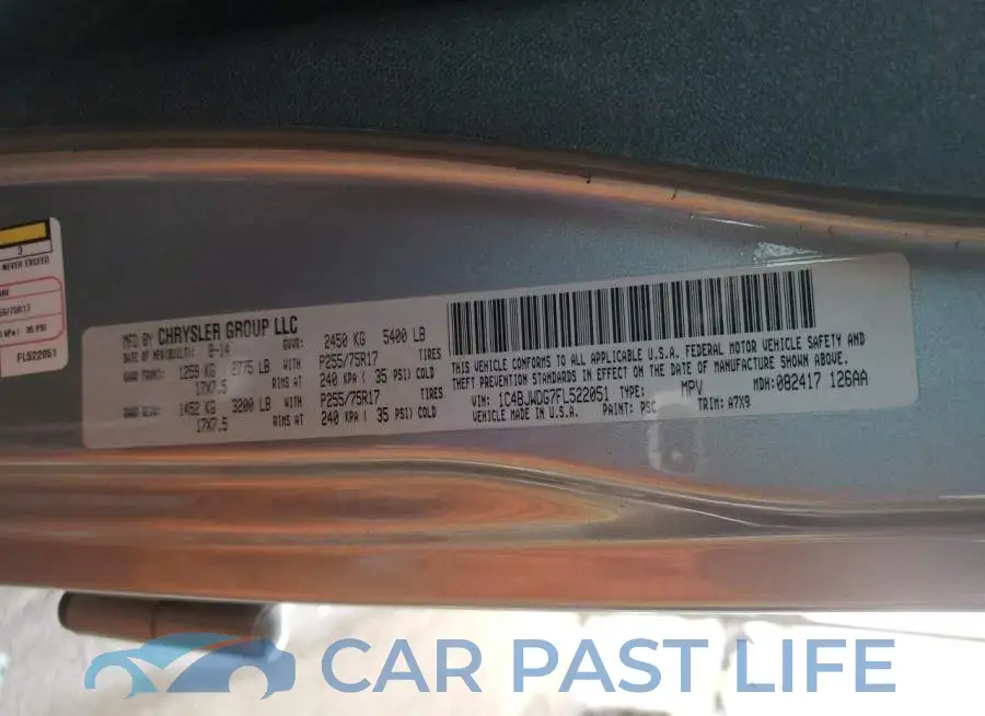 1C4BJWDG7FL522051# 12