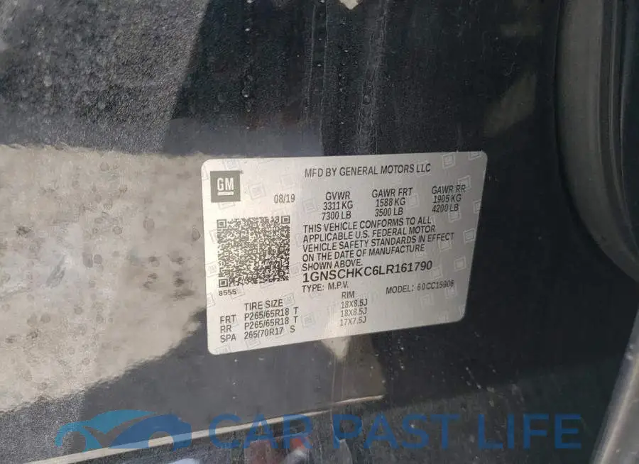 1GNSCHKC6LR161790# 13