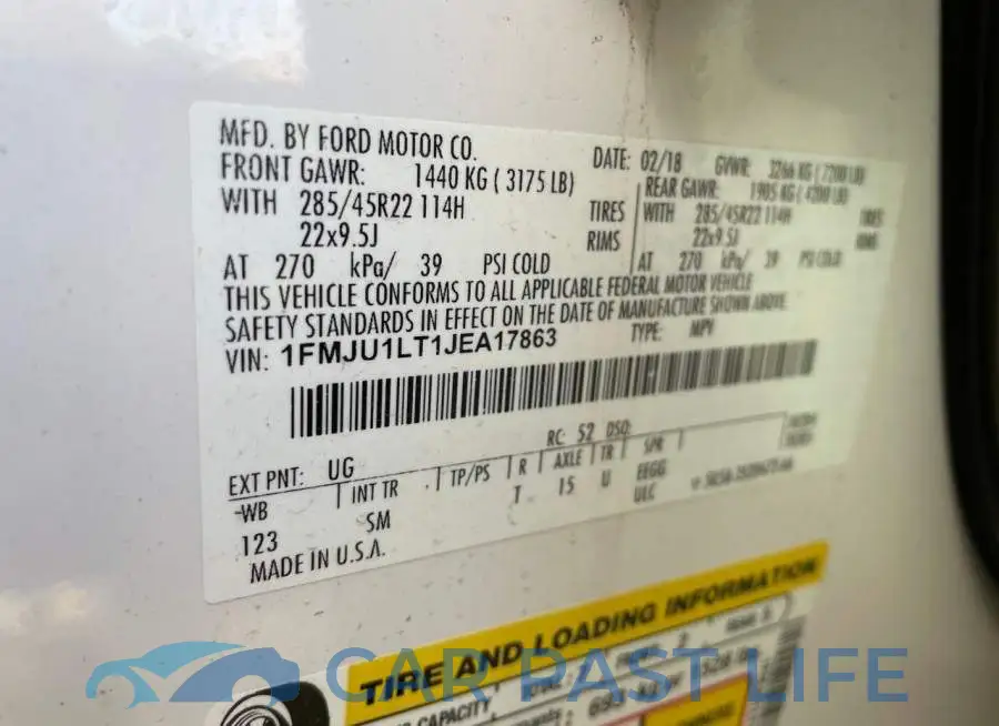 1FMJU1LT1JEA17863# 10