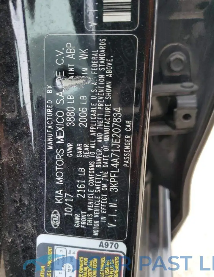 3KPFL4A71JE207834# 12