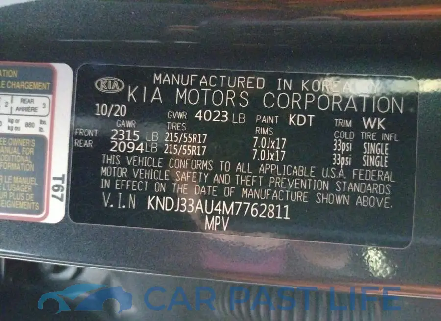 KNDJ33AU4M7762811# 12