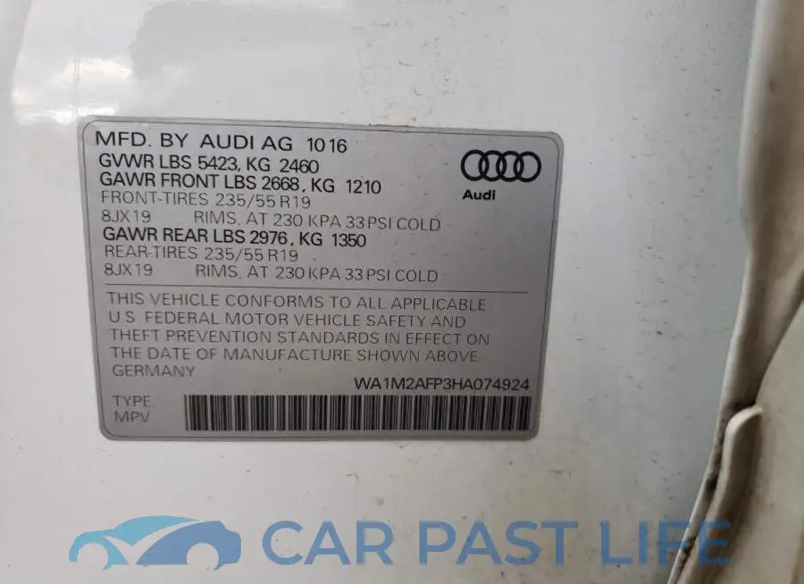 WA1M2AFP3HA074924# 13