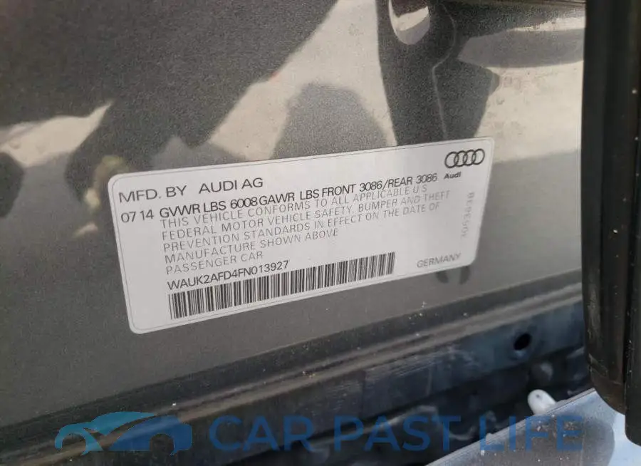 WAUK2AFD4FN013927# 12