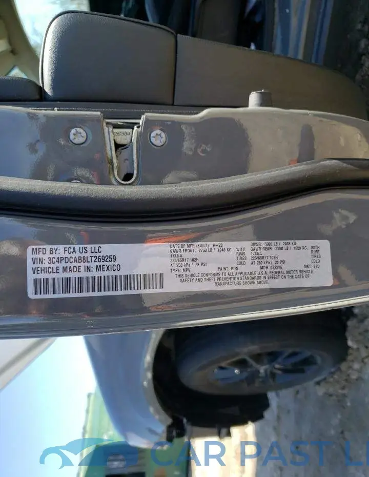 3C4PDCAB8LT269259# 13