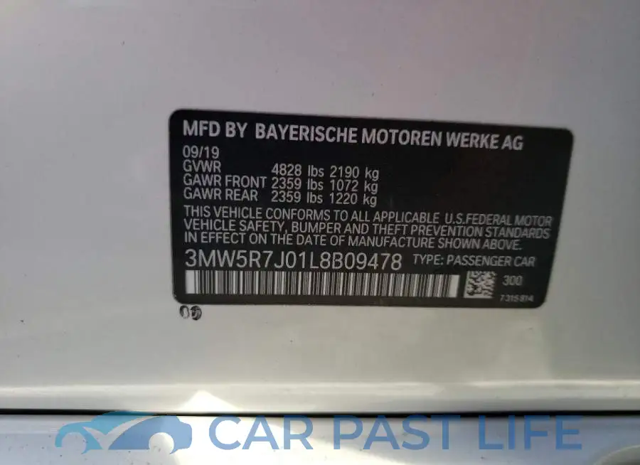 3MW5R7J01L8B09478# 12
