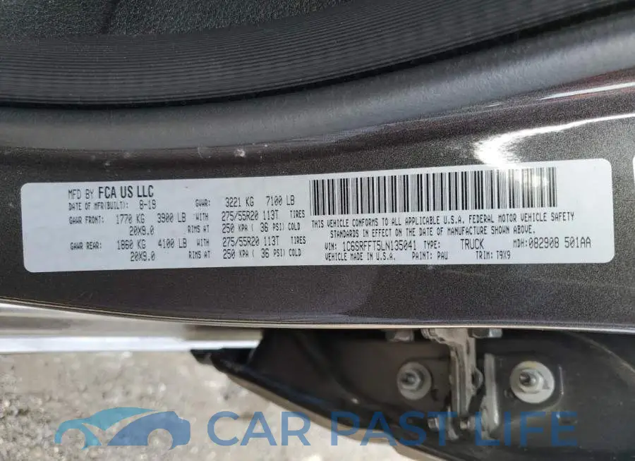1C6SRFFT5LN135041# 12