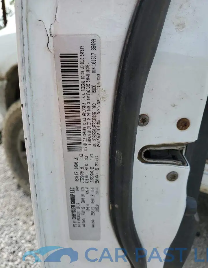 3C6UR5HL9FG539196# 12