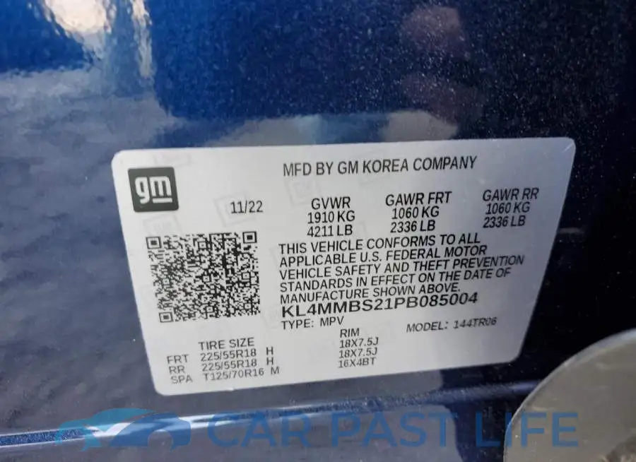 KL4MMBS21PB085004# 14