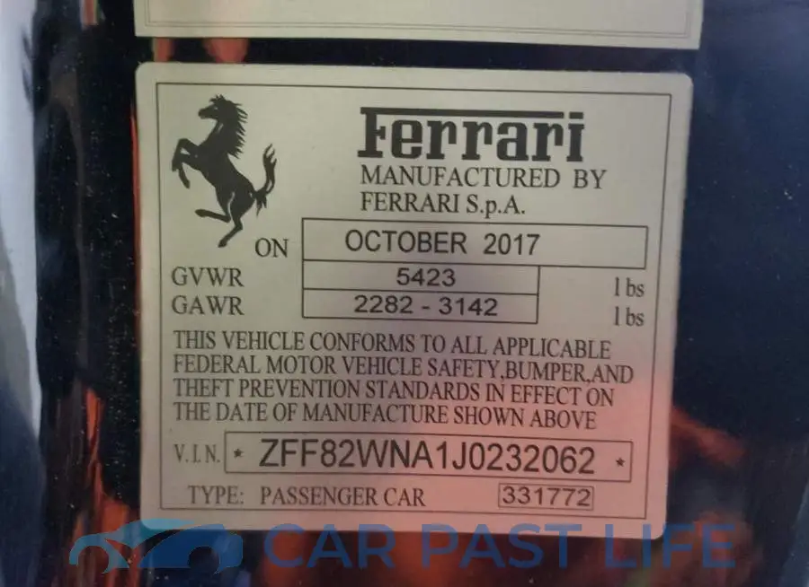 ZFF82WNA1J0232062# 12