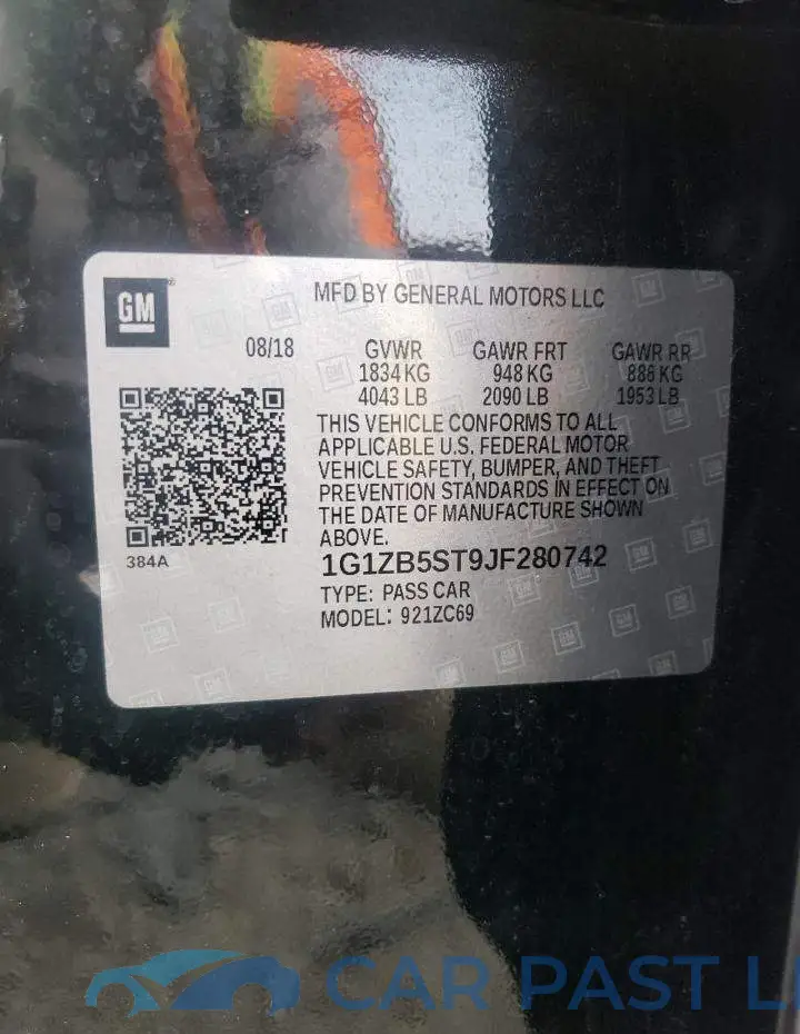 1G1ZB5ST9JF280742# 12