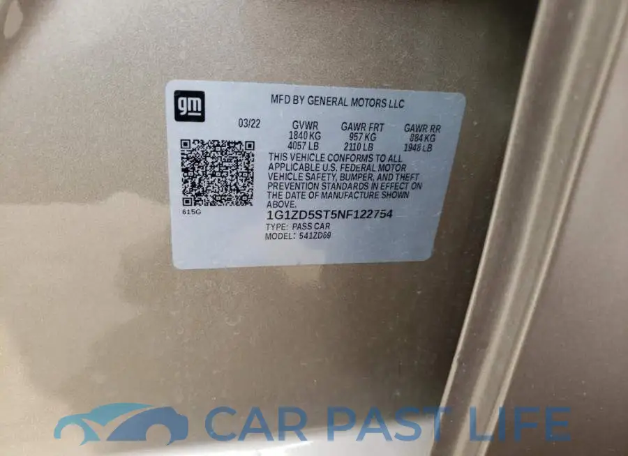 1G1ZD5ST5NF122754# 13