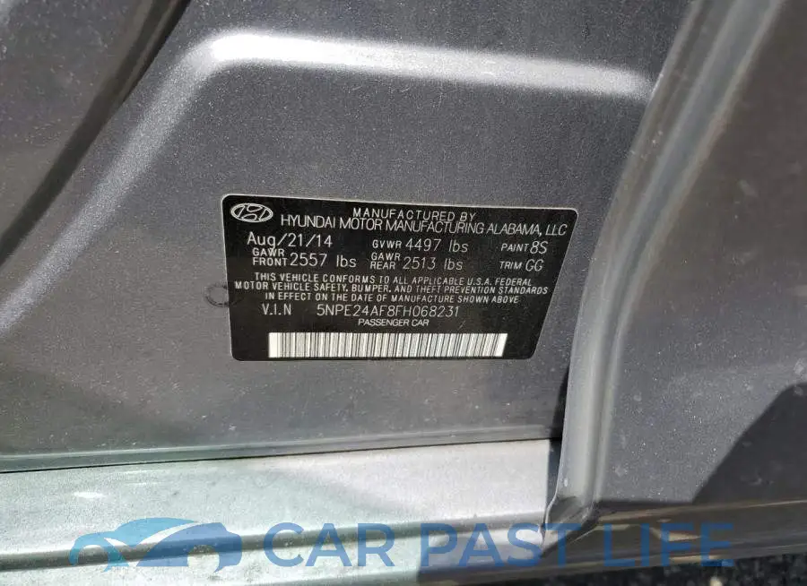5NPE24AF8FH068231# 12