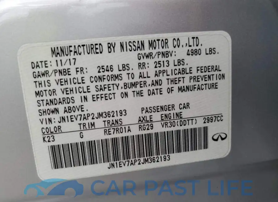 JN1EV7AP2JM362193# 12