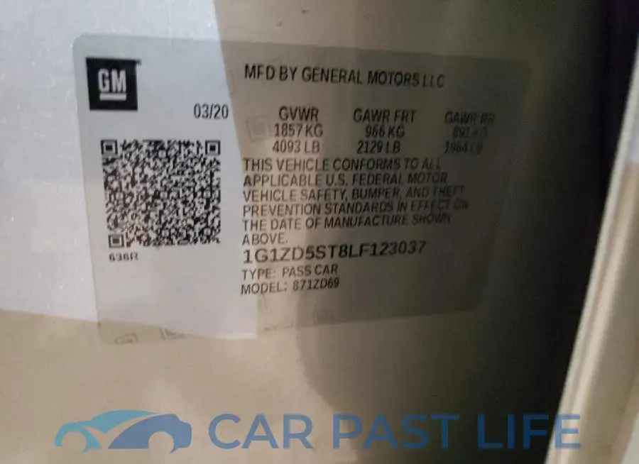 1G1ZD5ST8LF123037# 12