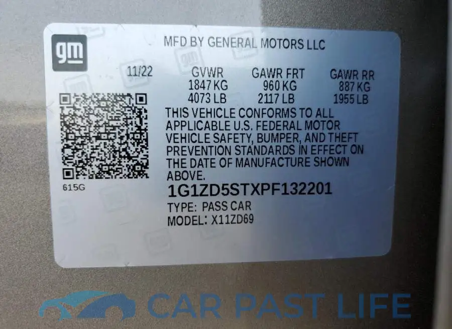 1G1ZD5STXPF132201# 13