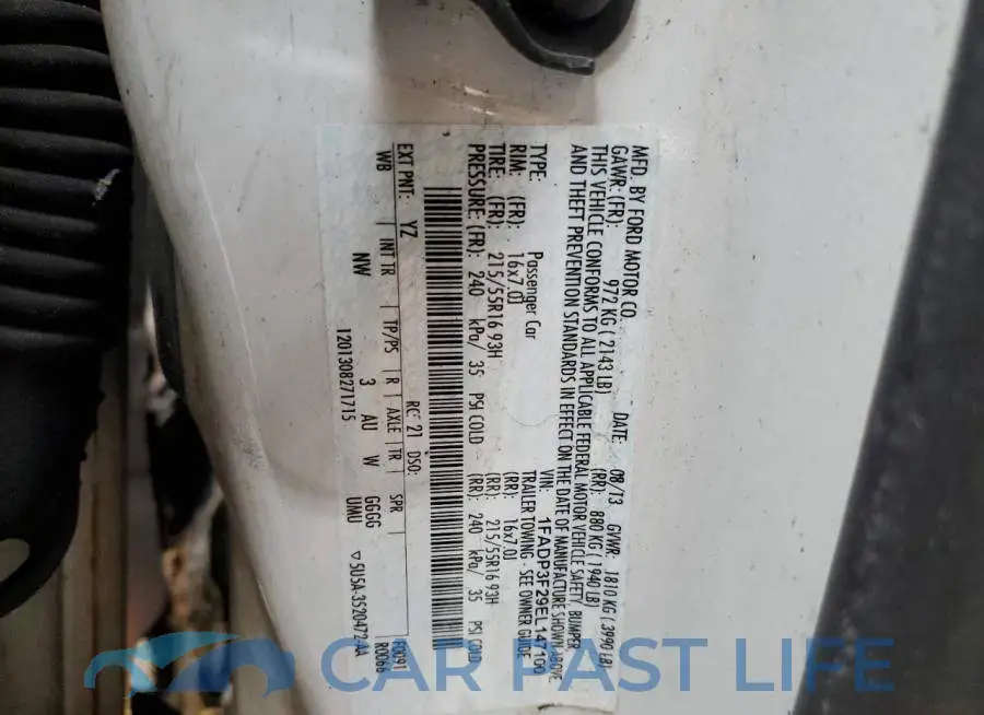 1FADP3F29EL147100# 12