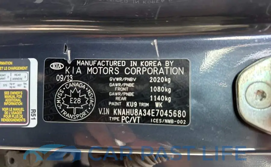 KNAHU8A34E7045680# 10