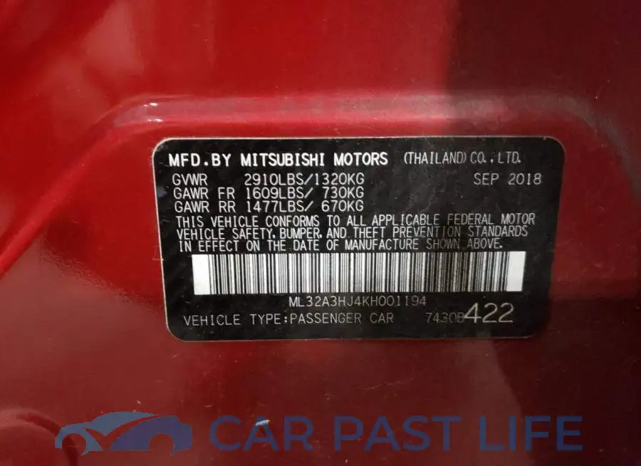 ML32A3HJ4KH001194# 12
