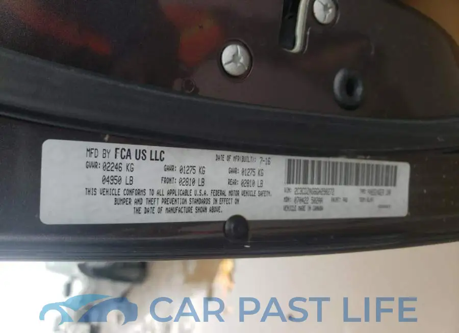 2C3CDZAG6GH290272# 10