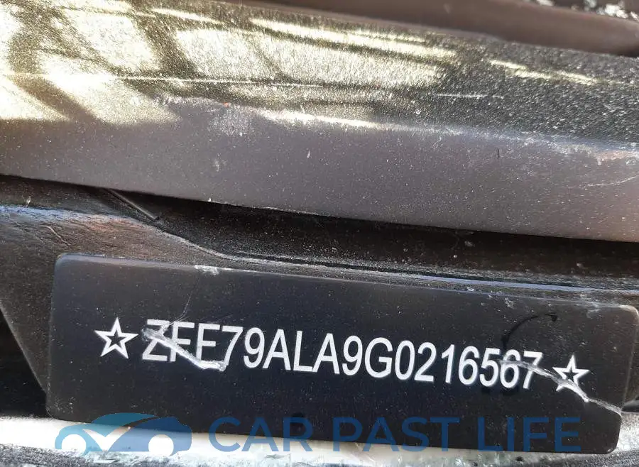 ZFF79ALA9G0216567# 10