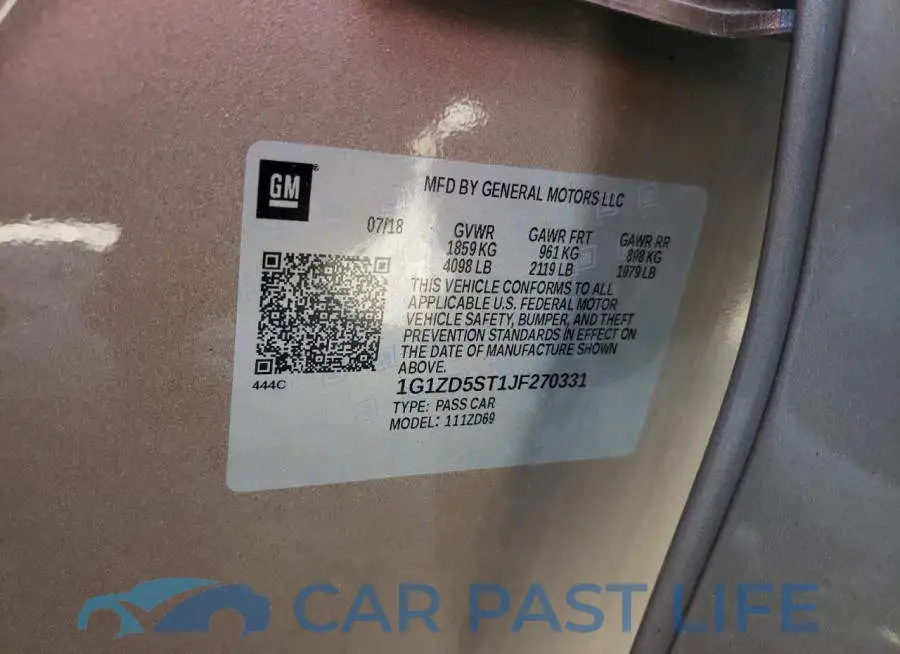 1G1ZD5ST1JF270331# 12