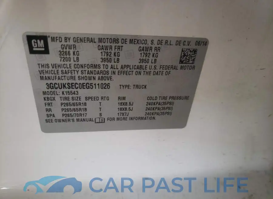 3GCUKSEC0EG511026# 12