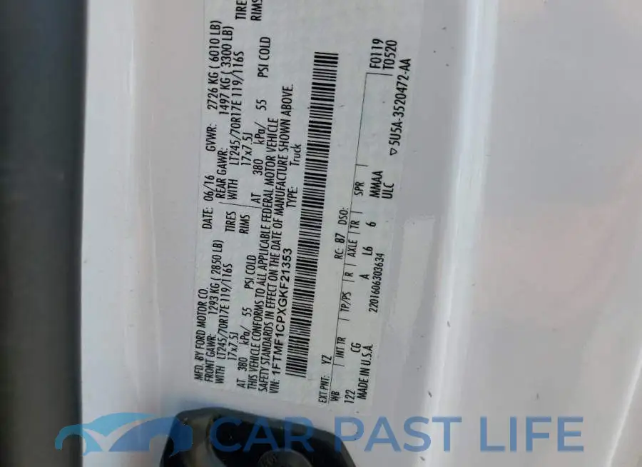 1FTMF1CPXGKF21353# 13