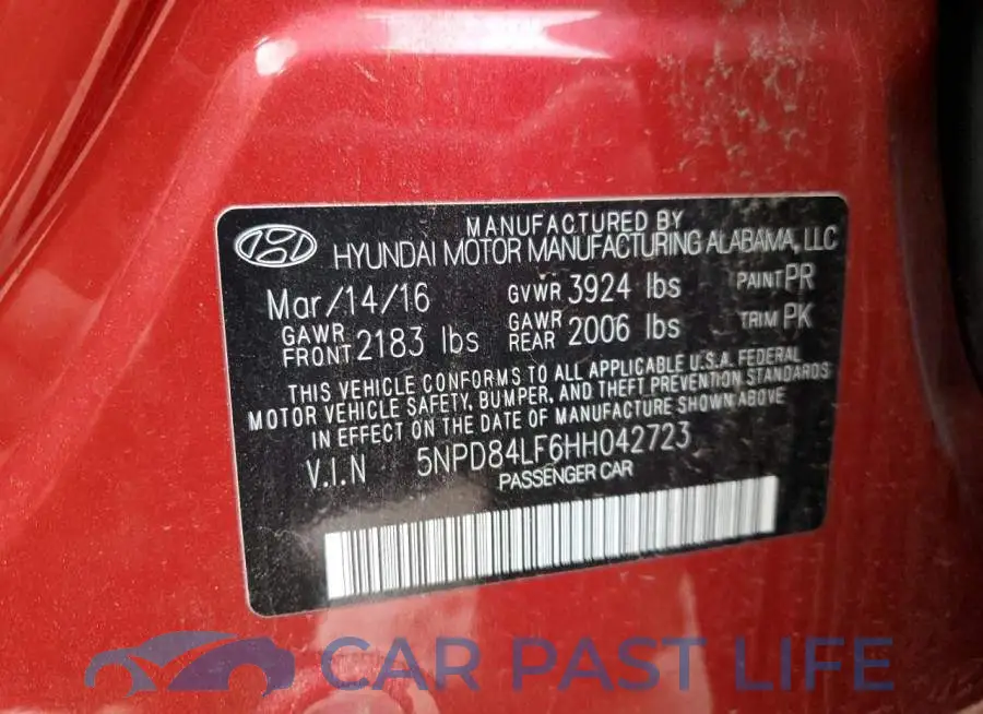 5NPD84LF6HH042723# 13