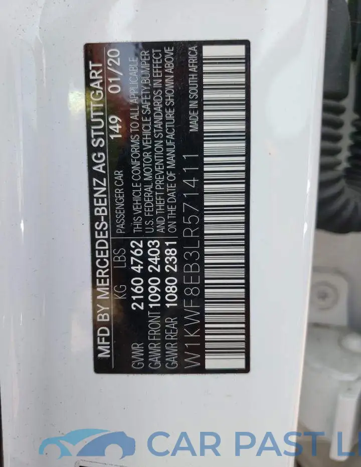 W1KWF8EB3LR571411# 12