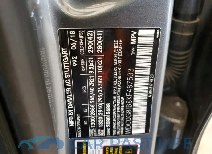 WDC0G8JB8KF487503# 14