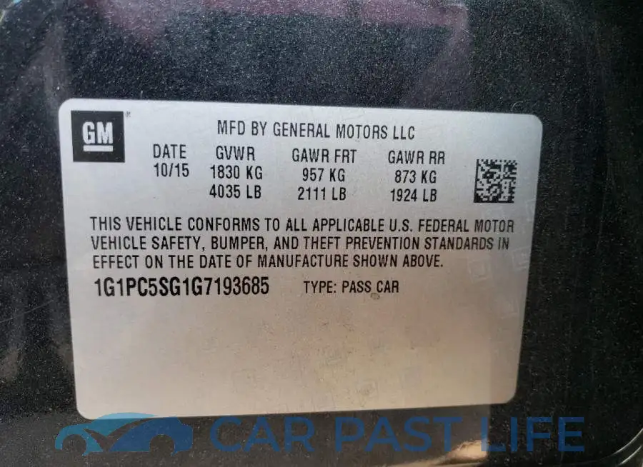 1G1PC5SG1G7193685# 12