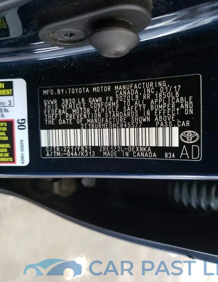 2T1BURHE0HC845577# 12