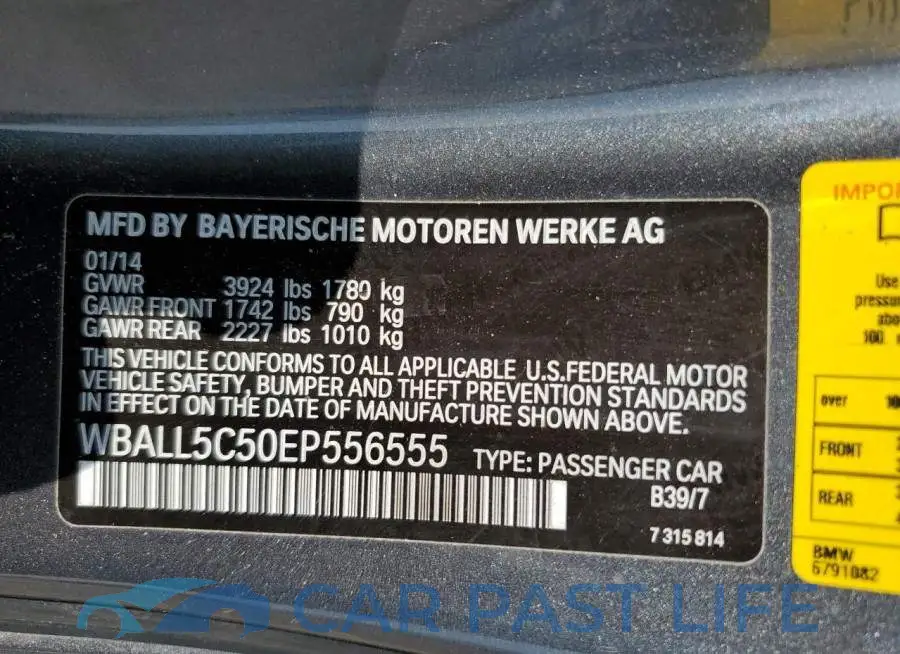 WBALL5C50EP556555# 13
