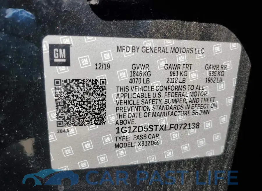 1G1ZD5STXLF072138# 12