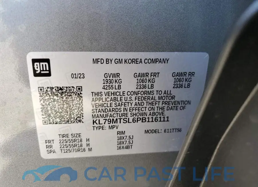 KL79MTSL6PB116111# 13