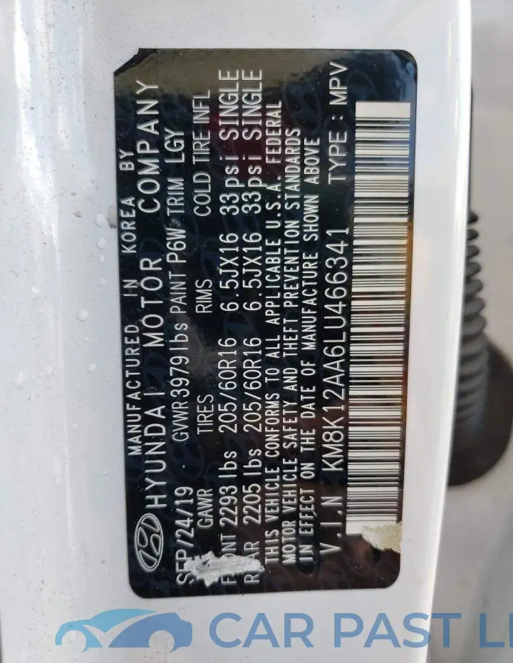 KM8K12AA6LU466341# 12