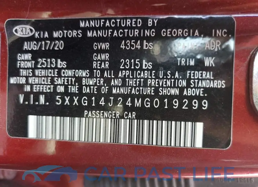 5XXG14J24MG019299# 12