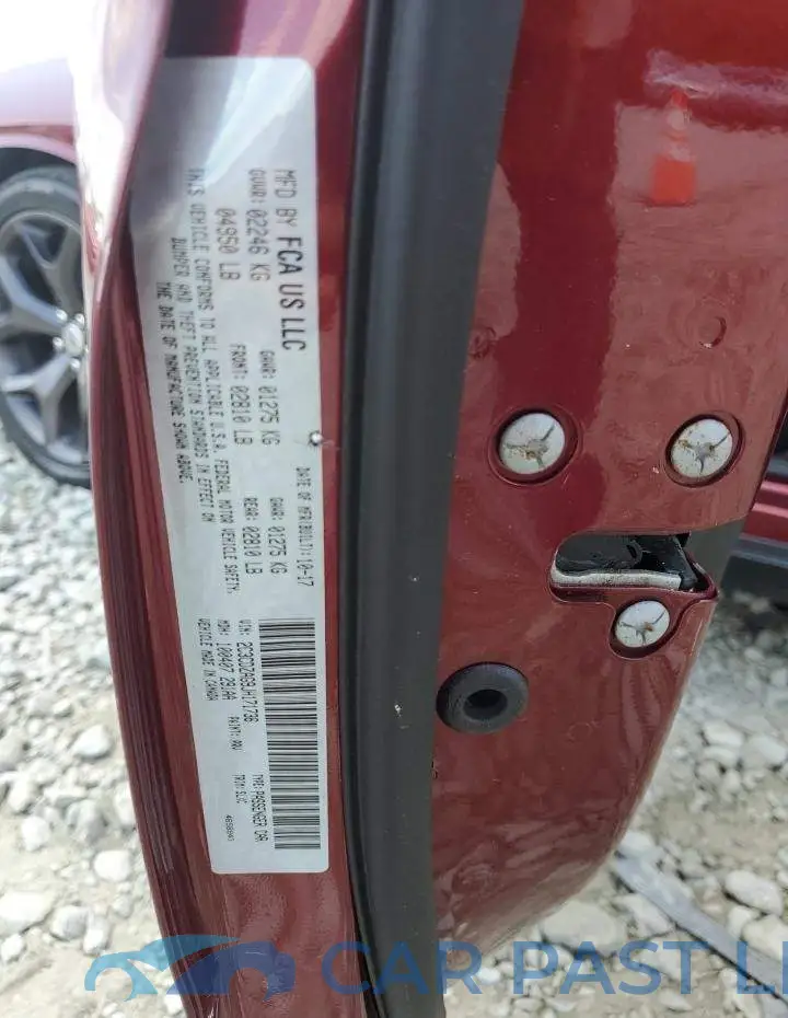 2C3CDZAG9JH171736# 13
