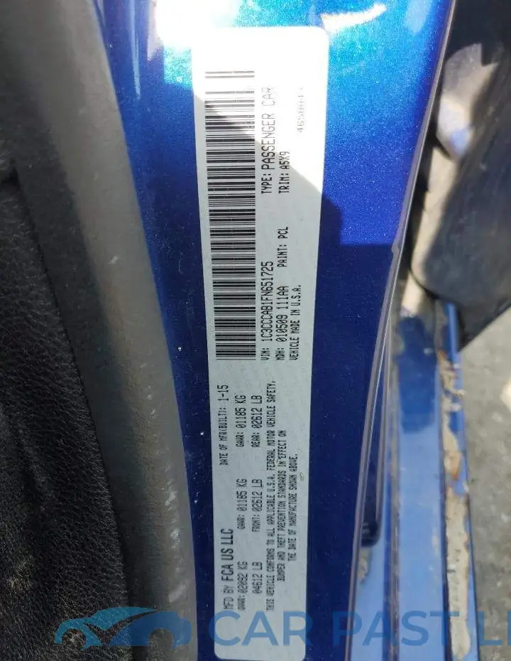 1C3CCCAB1FN651725# 12