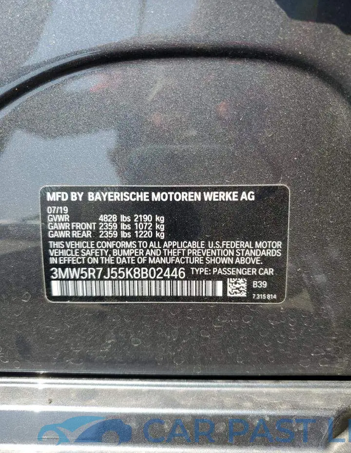 3MW5R7J55K8B02446# 12