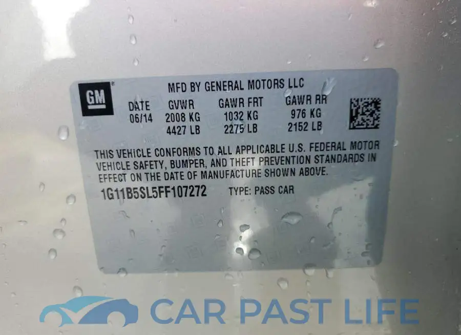 1G11B5SL5FF107272# 12