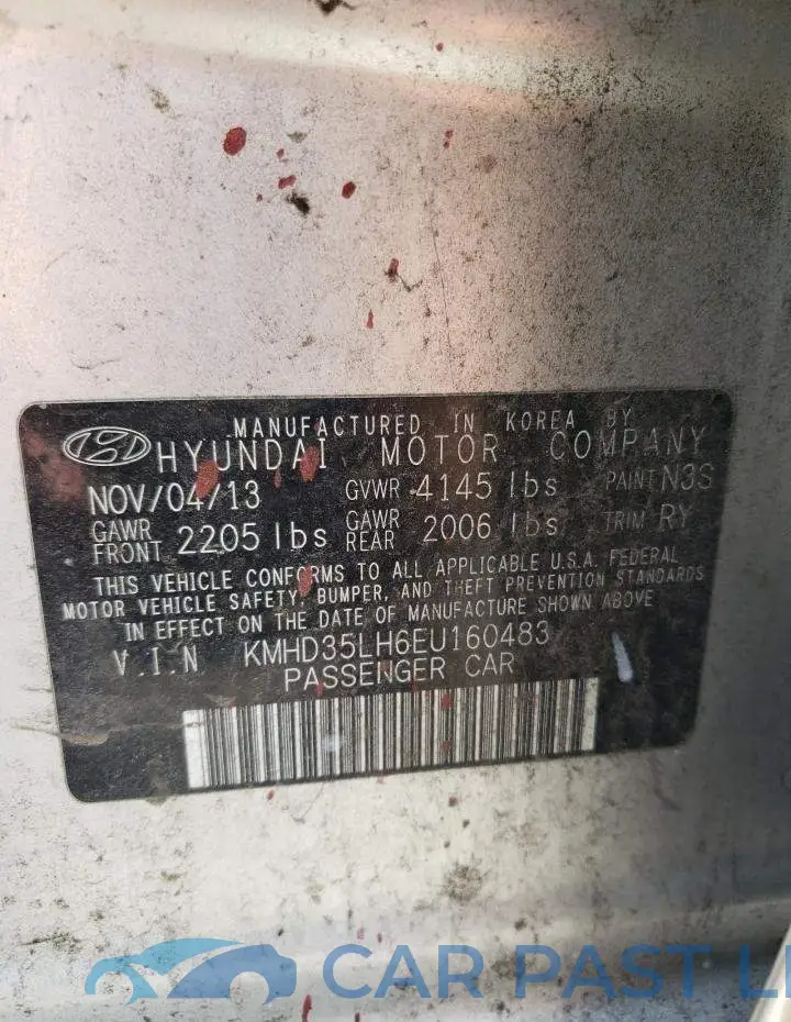 KMHD35LH6EU160483# 13