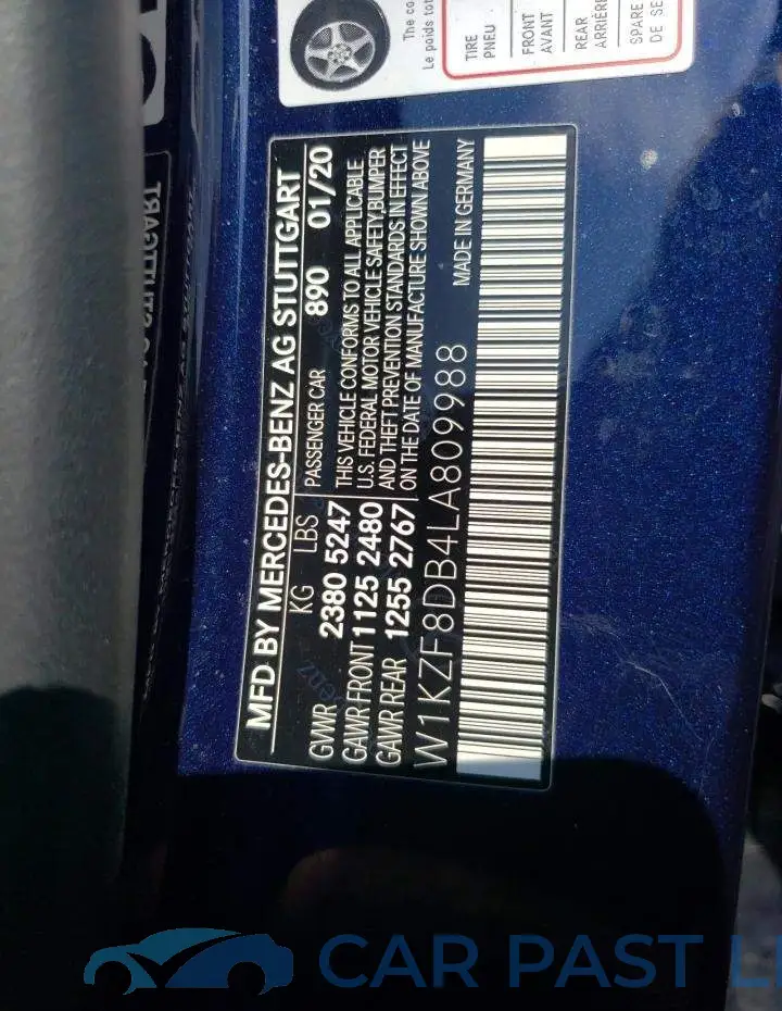 W1KZF8DB4LA809988# 12