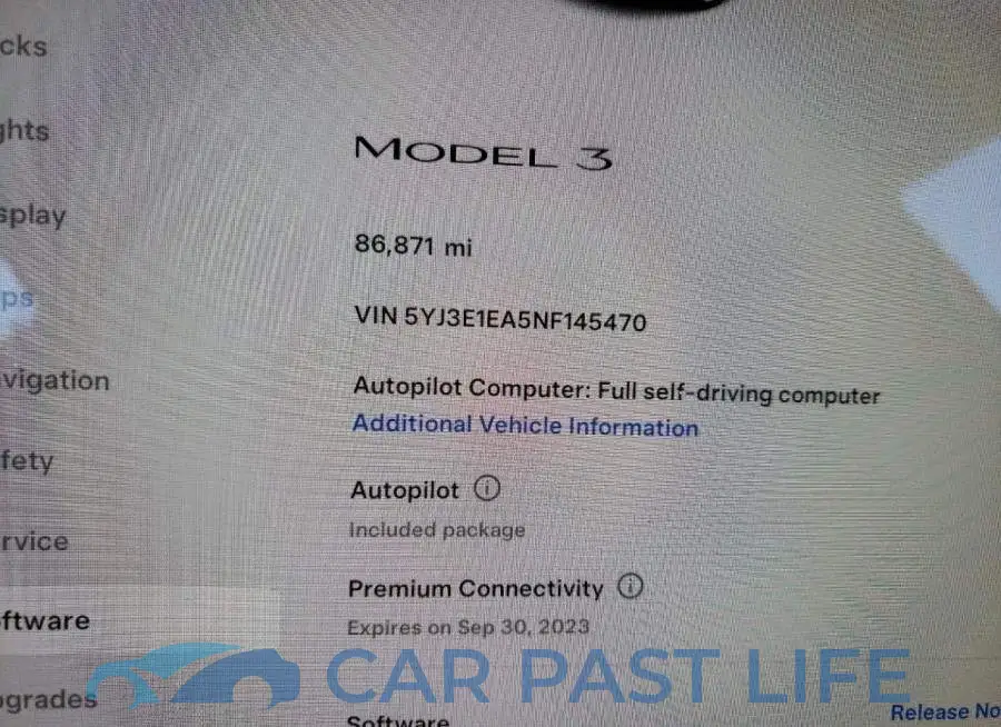 5YJ3E1EA5NF145470# 9