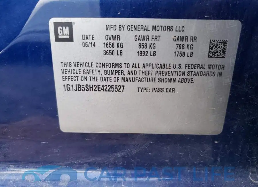1G1JB5SH2E4225527# 12
