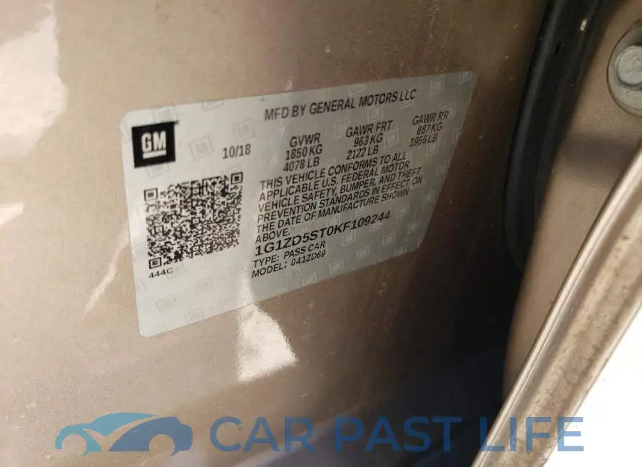 1G1ZD5ST0KF109244# 12