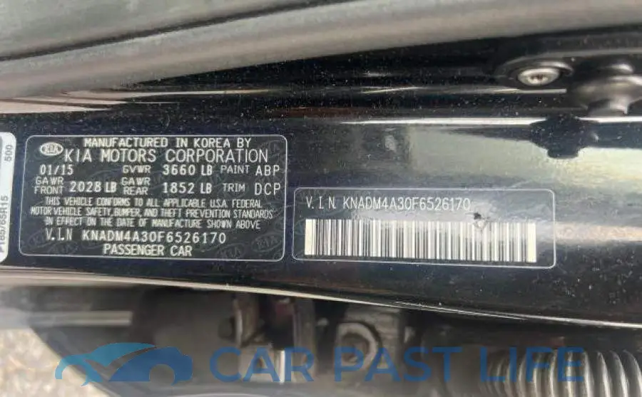 KNADM4A30F6526170# 10