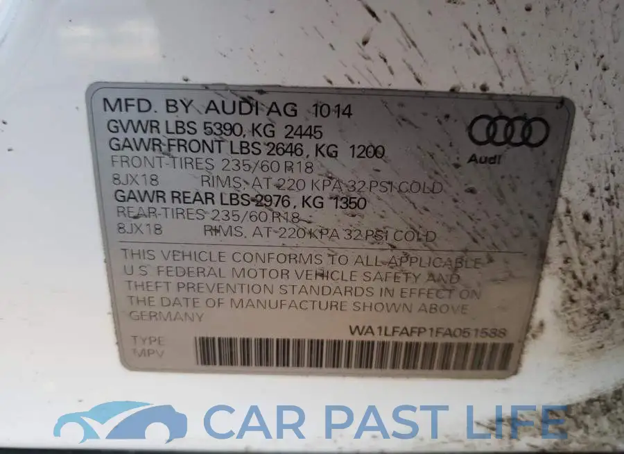 WA1LFAFP1FA051588# 13