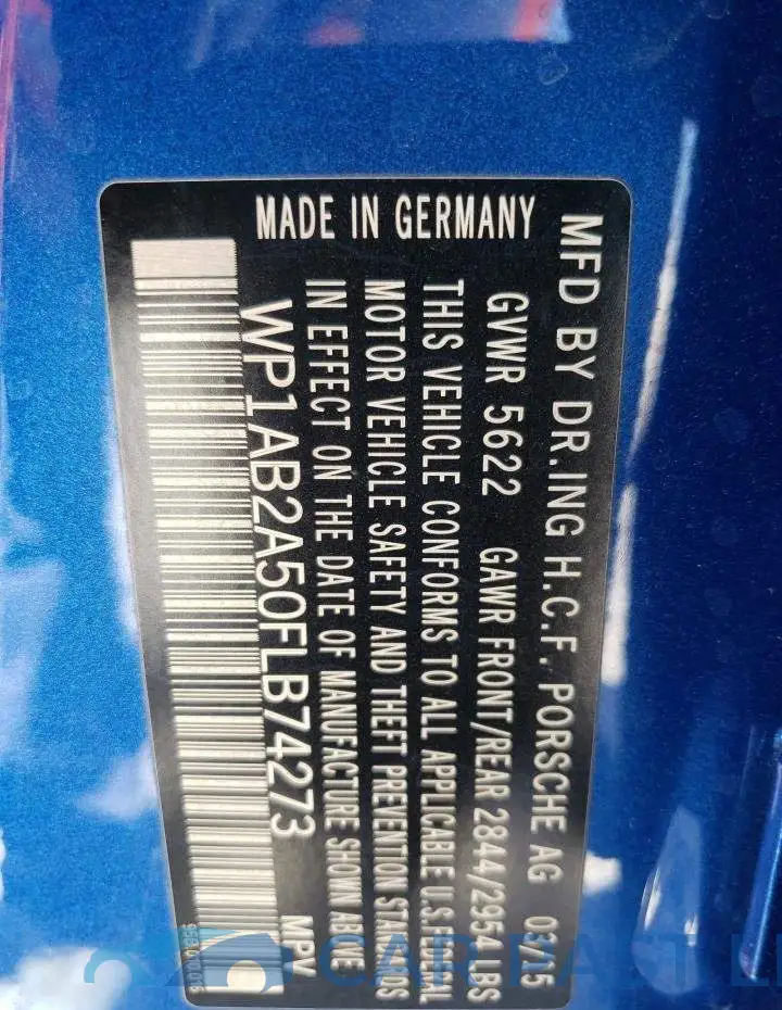 WP1AB2A50FLB74273# 13