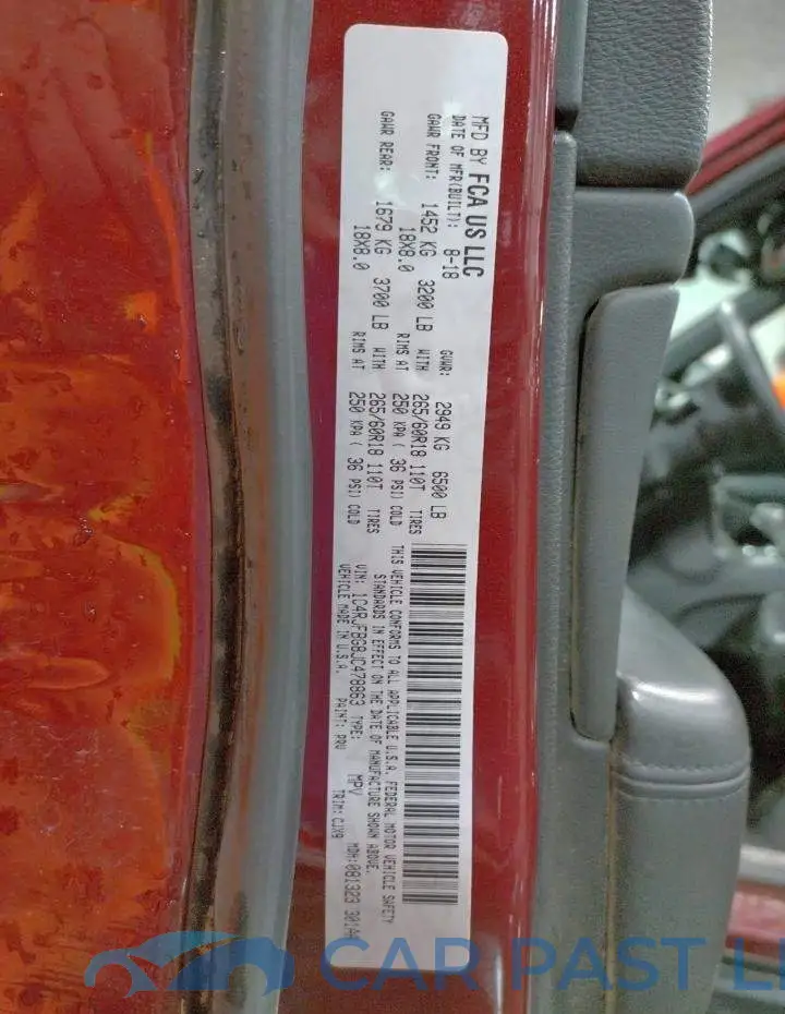 1C4RJFBG8JC478863# 13